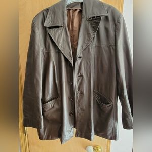 Men's Brown leather jacket